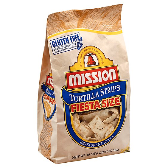 Mission Tortilla Strips - 18 OZ