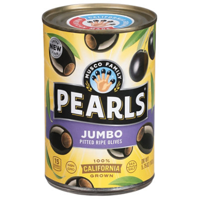 Pearls Ripe Jumbo Olives - 5.75 OZ - Image 1