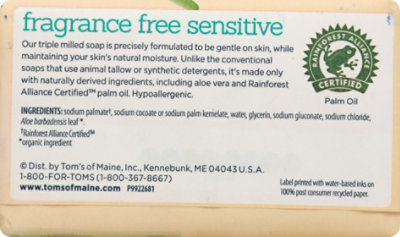 Toms Of Maine Beauty Bar Sensitive Ff - 5 OZ - Image 4
