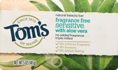 Toms Of Maine Beauty Bar Sensitive Ff - 5 OZ - Image 1