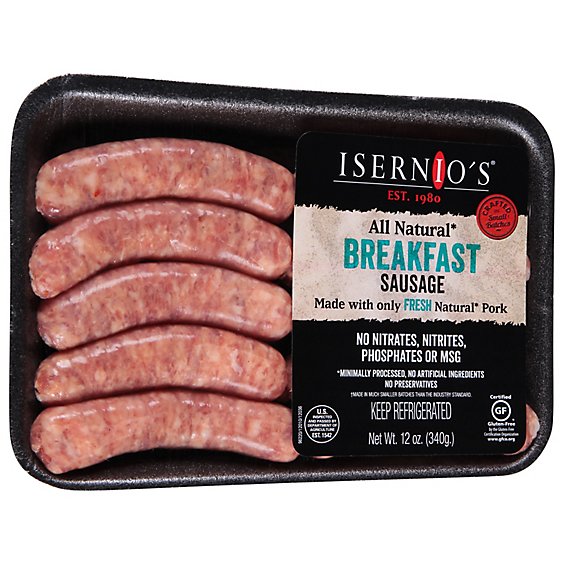 Isernios Pork Breakfast Links - 13.3 OZ