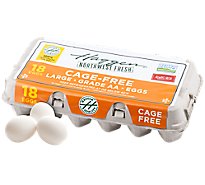 Haggen Cage Free Eggs Large - 18 CT