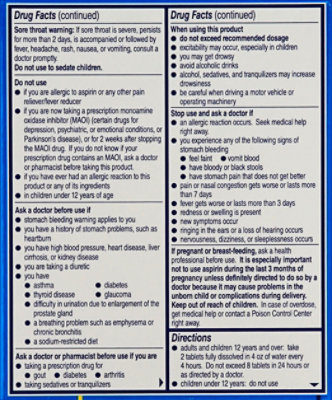 Alka-Seltzer Plus Cold Tablets - 36 Count - Image 5