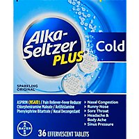 Alka-Seltzer Plus Cold Tablets - 36 Count - Image 2