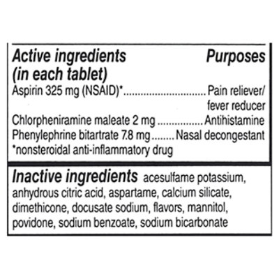 Alka-Seltzer Plus Cold Tablets - 36 Count - Image 4