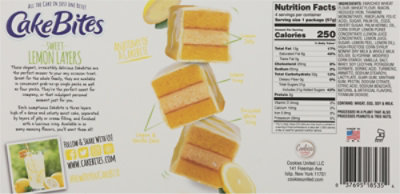 Cookies United Cakebites Lemon Layer - 8 OZ - Image 6