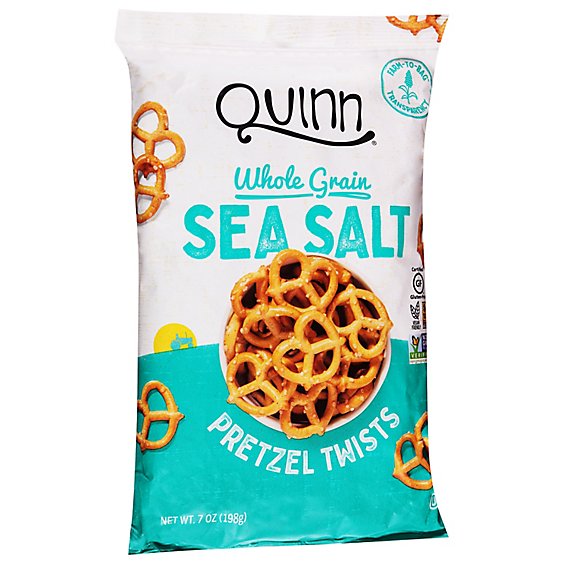 Quinn Pretzels Farm To Bag Classic Sea Salt - 7 OZ