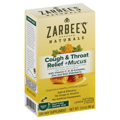 Zarbees Adult Day Time Cough Relief - 6 CT - Image 1