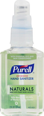Purell Naturals Hand Sanitizer Pump - 2 OZ - Image 1