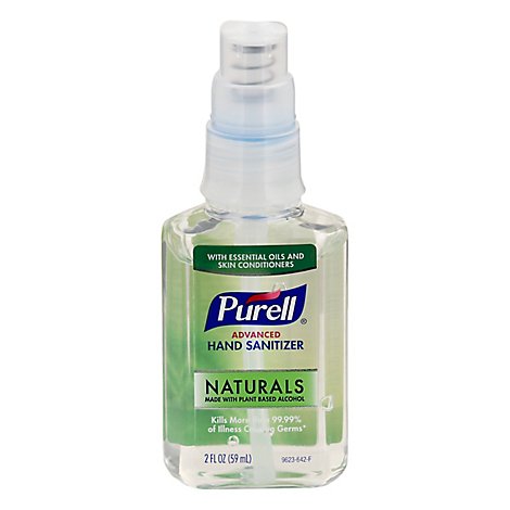 Purell Naturals Hand Sanitizer Pump - 2 OZ