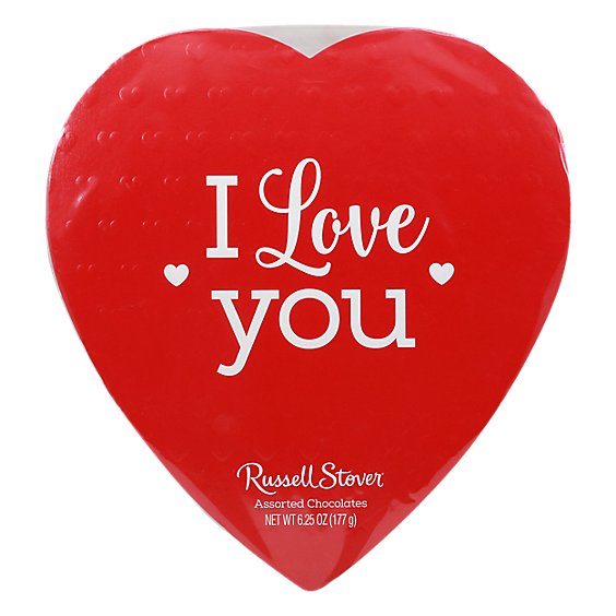 Russell Stover Lvoe You Heart Box - 6.25 OZ