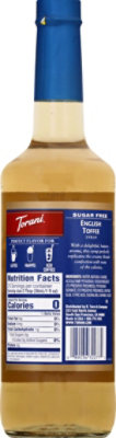 Torani Sugar Free English Toffee Syrup - 750 ML - Image 6
