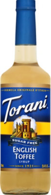 Torani Sugar Free English Toffee Syrup - 750 ML - Image 2
