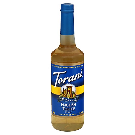 Torani Sugar Free English Toffee Syrup - 750 ML