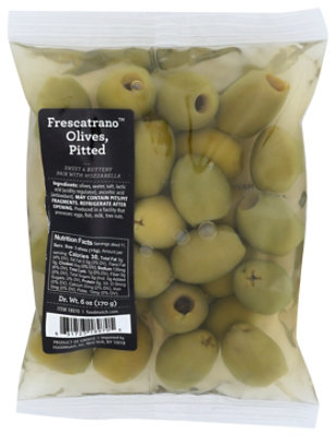 Foodmatch Frescatrano Pitted Olives - 6 OZ - Image 1