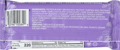 ALOHA Plant Based Chocolate Fudge Brownie Protein Bar - 1.89 Oz - Image 6