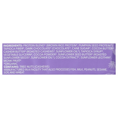 ALOHA Plant Based Chocolate Fudge Brownie Protein Bar - 1.89 Oz - Image 4