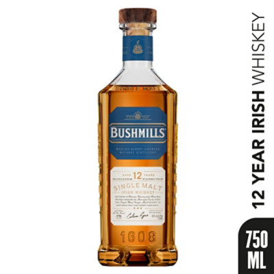 Bushmills 12 Year Whiskey 80 Proof - 750 Ml - Image 2