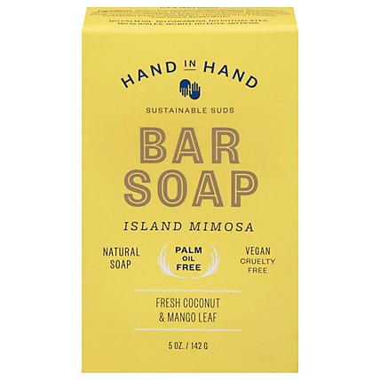 Hand In Hand Bar Soap Island Mimosa - 5 OZ - Image 3