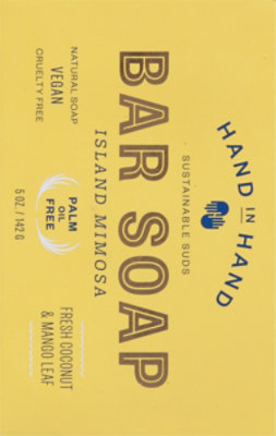 Hand In Hand Bar Soap Island Mimosa - 5 OZ - Image 5