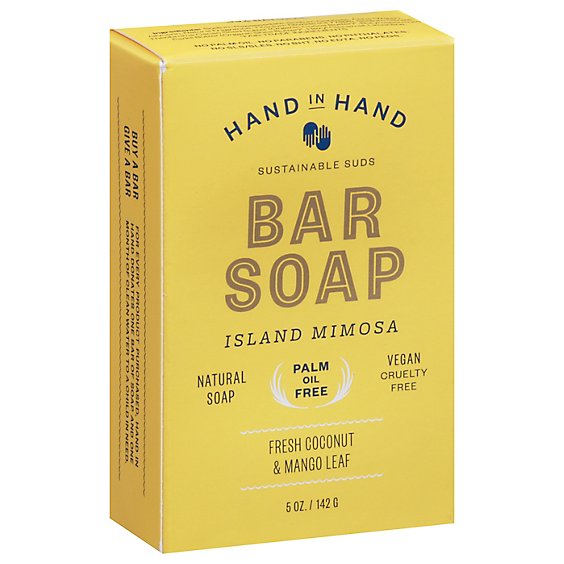 Hand In Hand Bar Soap Island Mimosa - 5 OZ
