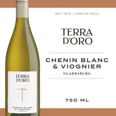 Terra d'Oro Chenin Blanc Viognier White Wine Bottle - 750 Ml - Image 1