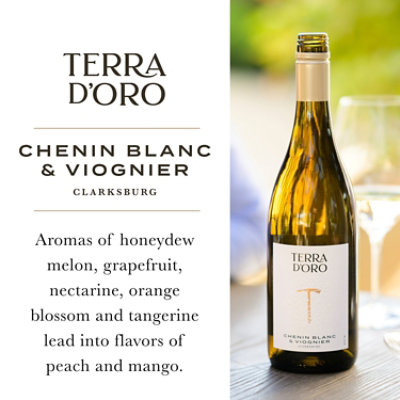 Terra d'Oro Chenin Blanc Viognier White Wine Bottle - 750 Ml - Image 2