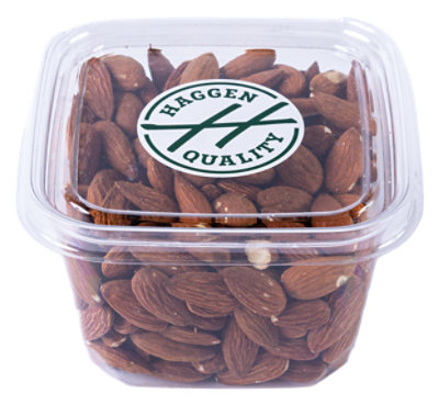Roasted No Salt Dry Almonds - 10 Oz - Image 1