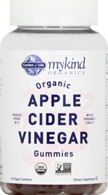 Garden Of Life Mykind Organics Dietary Supplement Gummies Apple Cider Vinegar - Each - Image 2