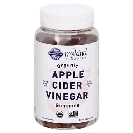 Garden Of Life Mykind Organics Dietary Supplement Gummies Apple Cider Vinegar - Each - Image 1