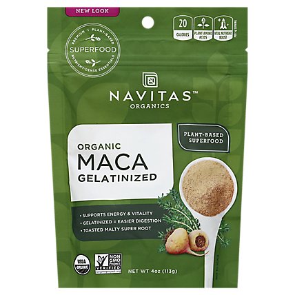 Navitas Maca Gelatinized Powder - 4 OZ - Image 1