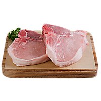 Haggen Pork T-Bone Chop Bone-in All Natural Raised in the USA 2 pk. - 1.25 lb. - Image 1