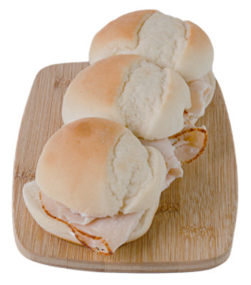 Haggen Mini Turkey Slider Sandwiches - 3 ct. - Made Right Here Always Fresh - Image 1