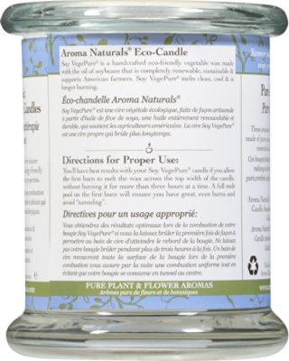 Aroma Natural Soy Tranquilty Glass - 8.8  OZ - Image 4