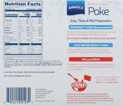 Annasea Food Group Poke Kit Limu Ahi - 7.5 Lbs - Image 6