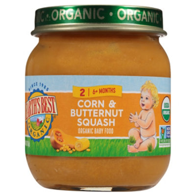 Earths Best Organic 2nd Stage Corn Butternut Squash - 4 OZ - Image 3