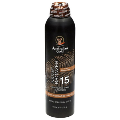 Australian Gold SPF 15 Instant Bronzer Sunscreen - 6 Oz - Image 2