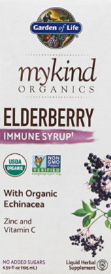 Garden Of Life Mykind Organics Elderberry Syrup - 6.59OZ - Image 2