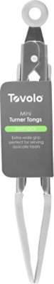 Tovolo Mini Turner Tongs Light Grey - EA - Image 2