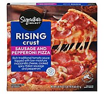 Signature Select Pizza Sausage Pepperoni Rising Crst - 30.75 OZ