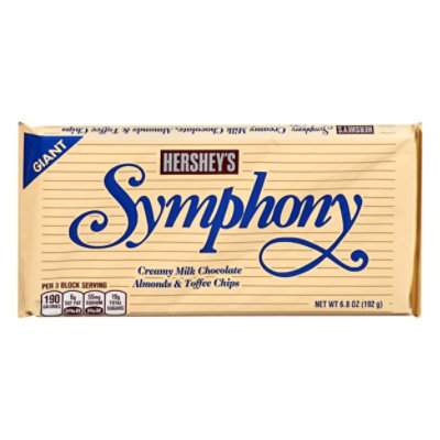 Hershey Symphony Almond Toffee Candy Bar - 6.8 OZ - Image 3