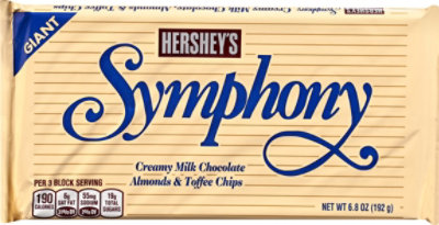 Hershey Symphony Almond Toffee Candy Bar - 6.8 OZ - Image 2