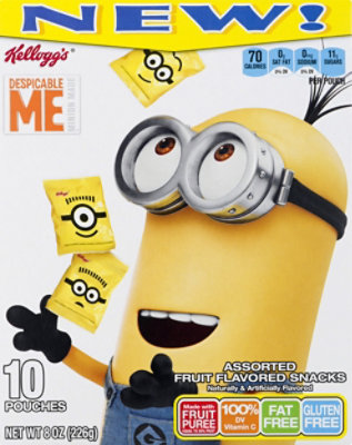 Kelloggs Fruit Snacks Dispicable Me 3 10count - 8 OZ - Image 1