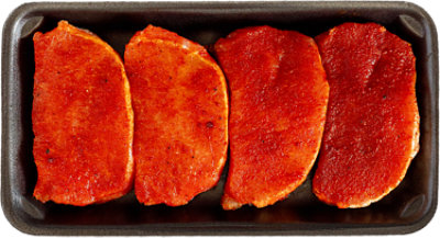 Pork Chops Boneless Seasoned - Lb - Image 1