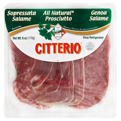 Citterio Antipasto Salame Assorted - 6 Oz - Image 1