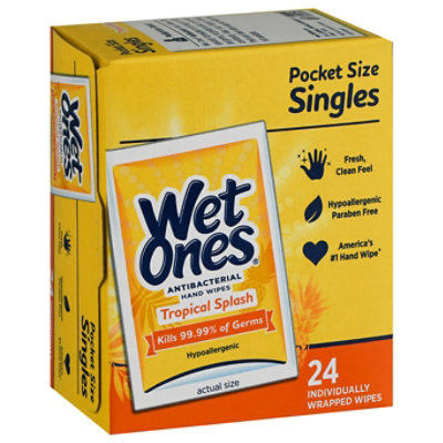 Wet Ones Antibacterial Wipes - 24 CT - Star Market