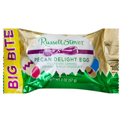 Russell Stover Candy Pecan Egg - 2 OZ - Image 1