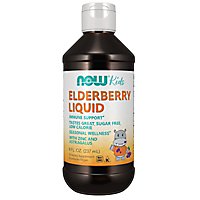 Now Foods Immune Support Elderberry Liquid For Kids - 8 Fl. Oz. - Image 1