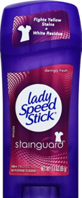 Lady Speed Stick Stainguard Daringly Fresh - 2.3 OZ - Image 2
