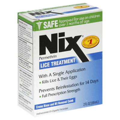 Nix® Lice Treatment Permethrin Cream & Spray
